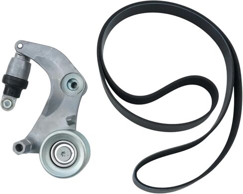 Engine Belt Tensioner Pulley Assembly 1PCS Compatible with Mazda 3 2004-2018, Mazda 3 SPORT 2009-2018, Mazda 6 2003-2019, Mazda CX-5 2013-2018 Replace# PE7W-15-980 in Saudi Arabia