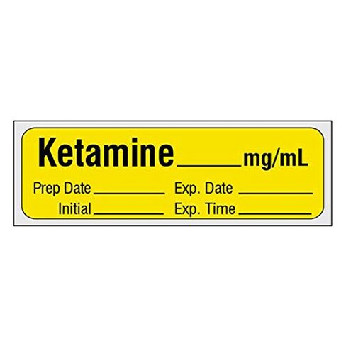 Induction Agent Labels Ketamine_mg/mL in Saudi Arabia