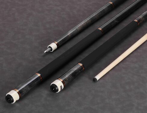 Pool Cue Stick 58" 19 20oz 2 Piece with 12.5mm Tip,Canadian Maple Pro Billiard Cue,for Adults/Beginner/Pro Player. in Saudi Arabia