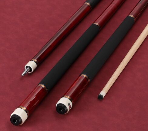 Pool Cue Stick 58" 19 20oz 2 Piece with 12.5mm Tip,Canadian Maple Pro Billiard Cue,for Adults/Beginner/Pro Player. in Saudi Arabia