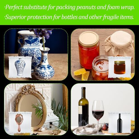 12"x328' Large Bubble Cushioning Wrap for Packing, Inflatable Air Pillows for Shipping & Moving Bottle Travel Protector Bags Heavy Duty Space Saving Box Filler Shipping Supplies with Pump, 55um in Saudi Arabia