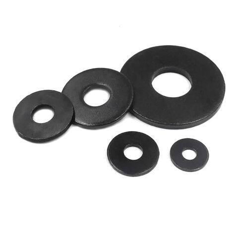 1/50Pcs Non-Standard Black Carbon Steel Large Size Oversize Big Wider Flat Washer M3 /4/5 /6/8 /10/12 /14/16(5pcs M10x25x2) in Saudi Arabia