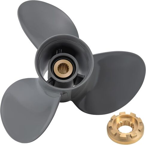 Aluminum 15.5X17 Outboard Boat Propeller fit Honda Engines BF115/135/150/200/225/250HP 15 Spline Tooth OEM 58130-ZY3-017AH, Prop RH in Kuwait