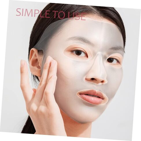 3 Pcs Reusable Silicone Facial Mask Covers Design for Salon Beauty Tools Moisturizing Face Mask Protectors with Essence Locking Use for Personal Care in Saudi Arabia