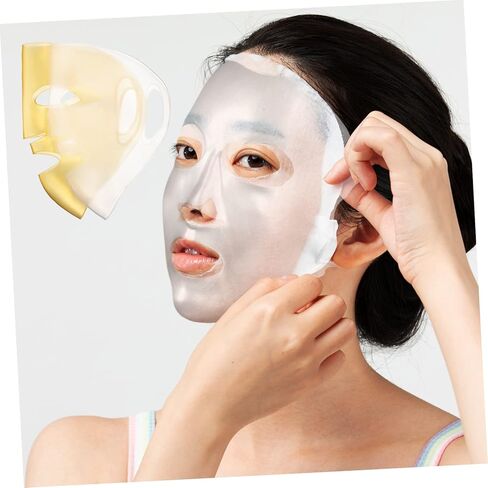 3 Pcs Reusable Silicone Facial Mask Covers Design for Salon Beauty Tools Moisturizing Face Mask Protectors with Essence Locking Use for Personal Care in Saudi Arabia