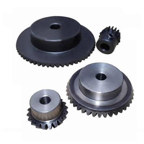 2pcs 1:2 Bevel Gear 2.5 Modulus 20Teeth +40Teeth Inner Hole 12mm 90 Degree Steel Gears Steel Gears Screw M5 in Kuwait