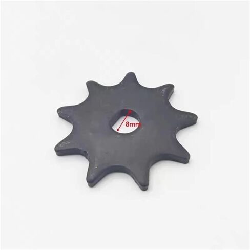 #410 9T Sprocket Gear E300 Chain Drive Motor MY1016 MY1025 Pinion for 1/2"x1/8" Chain 1Pcs in Saudi Arabia