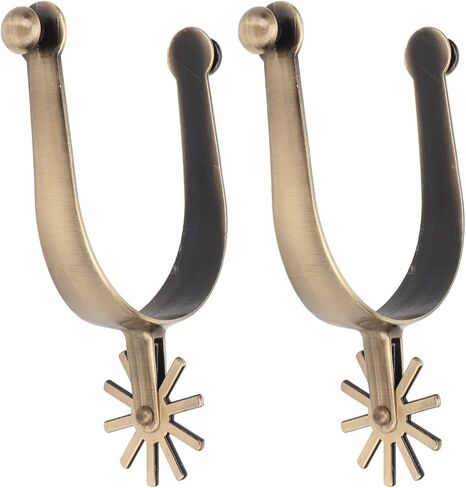 West Spur, Horse Spurs West Cowboy Style Zinc Alloy Spurs Vintage Spur Walking Horse Roping Spurs Western Spurs Zinc Alloy Spurs Vintage Spur Walking Horse Roping Spurs for Riding Equestrian to Horse in Saudi Arabia