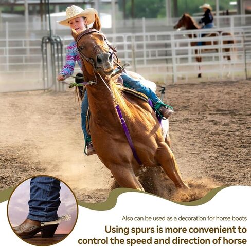 West Spur, Horse Spurs West Cowboy Style Zinc Alloy Spurs Vintage Spur Walking Horse Roping Spurs Western Spurs Zinc Alloy Spurs Vintage Spur Walking Horse Roping Spurs for Riding Equestrian to Horse in Saudi Arabia
