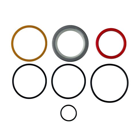 طقم الختم الهيدروليكي 25H49328 المتوافق مع أسطوانة Bush Hog 2447 2446 2426,2-1/4 بوصة مع قضيب 1-1/2 بوصة in Kuwait