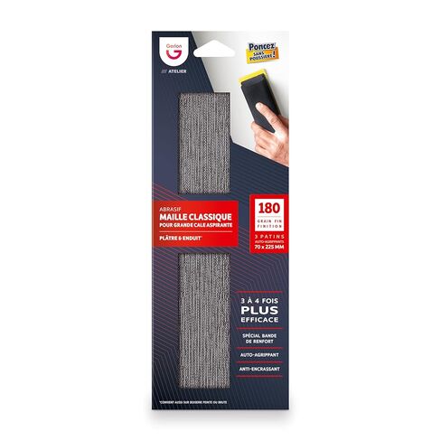 3 pieces 70 225mm abrasive for Gerlon dust-free grinding, grit 180 (fine) in Saudi Arabia