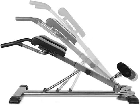 Roman Chair Hyperextension Bench Roman Chair Back Extension Machine Lower Hyperextension Bench Adjustable Exercise Equipment for Hamstring and Glute in Kuwait