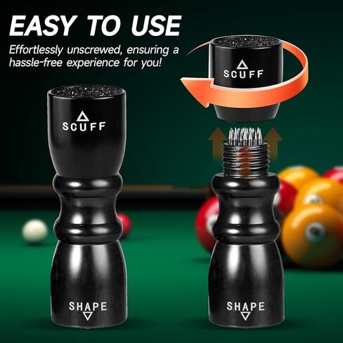 أداة Tip Fastarsky 3-in-1 ، وأداة إكمال تجمعات تجمعية محترفة ، وأداة إكسسوارات البلياردو بليارد ، والتشكيل ، والهواء. in Kuwait