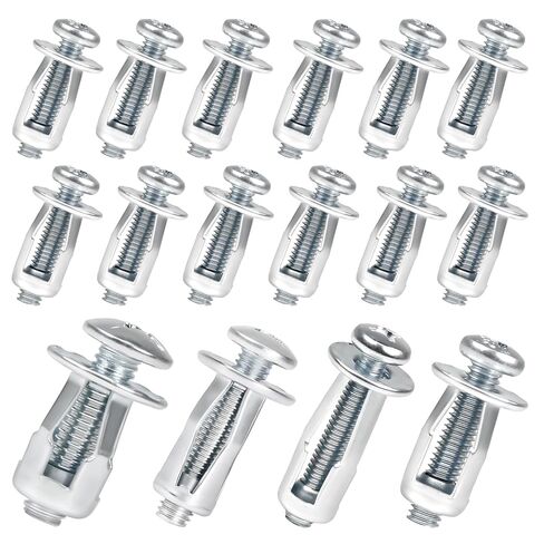 80PCS Expansion Screw Petal Nuts Assortment, M4-20, M4-25, M5-25, M6-25 Jack Nut Kit with Metal Petal Screws for License Plate Installation, Hollow Wall, Sheet Metal, and Billboard Mounting in Saudi Arabia