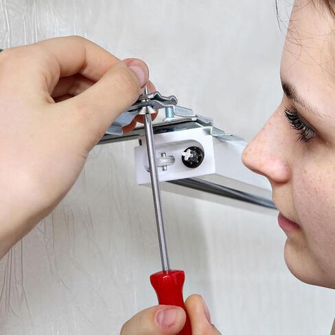 160 Pcs M6 Screws Set, Countersunk Bolts and Nuts Set, Flat Head Machine Screws Nuts and Bolts Set with Washers, Cross Head Screw Assortment Kit(M6, Silver) in Kuwait