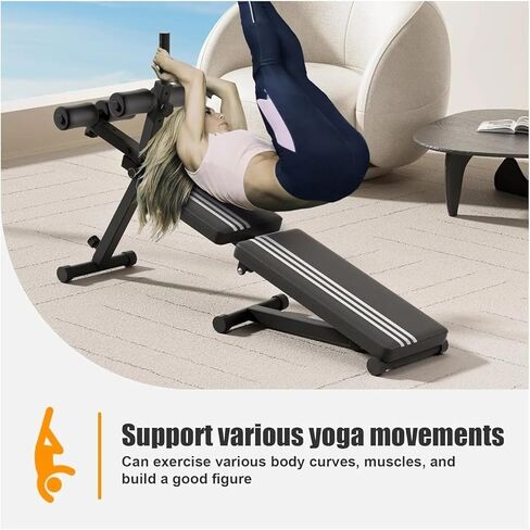 Roman Chair Hyperextension Bench Sit up Benches Abs Workout Equipment Foldable Hyperextension Roman Chair Abdominal Gym Utility Slant Board Exercise in Kuwait