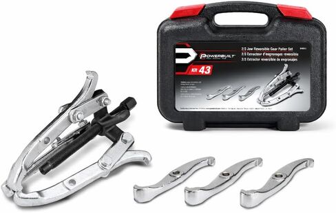 مجموعة أدوات Alltrade 648648 مكونة من 17 مجموعة أدوات سحب تروس الفك قابلة للعكس، فضي، 6 بوصات. in Kuwait