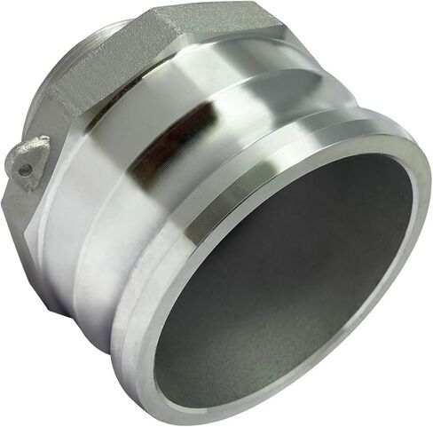 Gloxco Aluminum Type FR Cam and Groove Reducer, 4" Male Camlock Adapter x 3" Male NPT (CAM-4030-FR-AL) in Kuwait