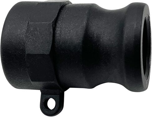 Polypropylene Type A Cam Groove Fitting Male 3/4" A-75 Camlock with 0.75" Female NPT Threads Cam lock - 2 Pack​​ Lightweight Corrosion-Proof Couplings w/Quick-Connect & Spare Gaskets in Kuwait