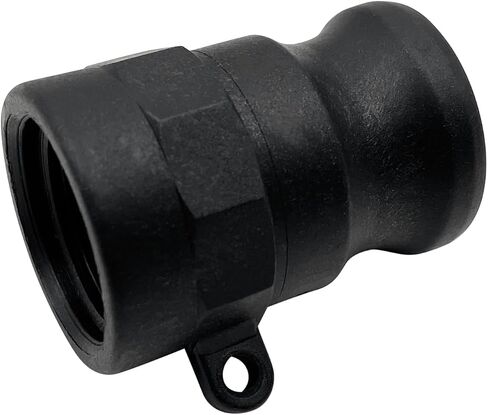Polypropylene Type A Cam Groove Fitting Male 3/4" A-75 Camlock with 0.75" Female NPT Threads Cam lock - 2 Pack​​ Lightweight Corrosion-Proof Couplings w/Quick-Connect & Spare Gaskets in Kuwait