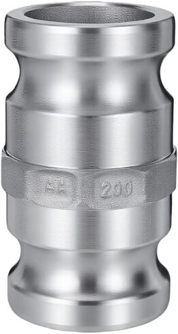 Aluminum Type AA Camlock Fitting Spool Adapter, 2" Male Camlock x 2" Male Camlock in Saudi Arabia