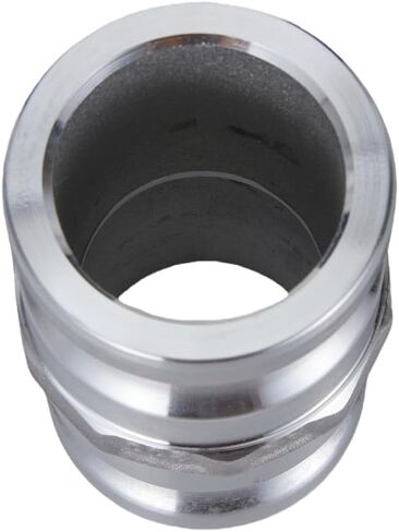 Aluminum Type AA Camlock Fitting Spool Adapter, 2" Male Camlock x 2" Male Camlock in Saudi Arabia