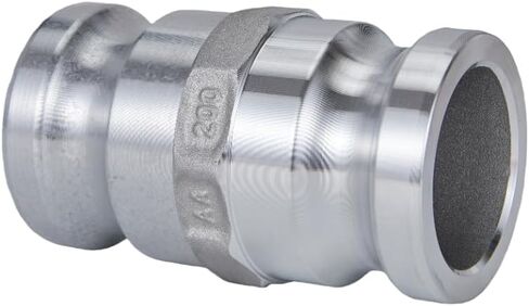 Aluminum Type AA Camlock Fitting Spool Adapter, 2" Male Camlock x 2" Male Camlock in Saudi Arabia
