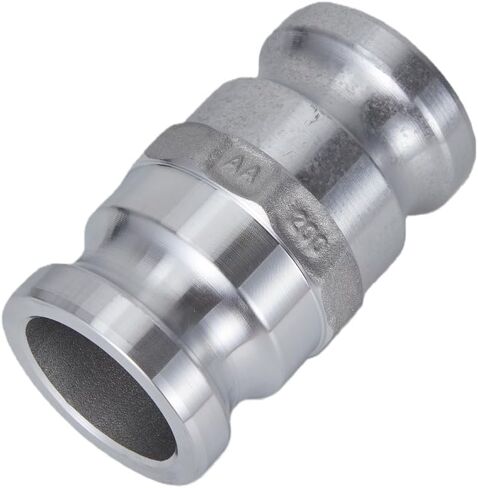 Aluminum Type AA Camlock Fitting Spool Adapter, 2" Male Camlock x 2" Male Camlock in Saudi Arabia