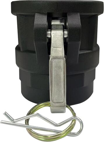 مادة البولي بروبيلين من النوع D Cam Groove Fitting أنثى 1-1/2 بوصة D-150 Camlock مع 1.5 بوصة أنثى NPT خيوط قفل كام - 2 حزمة وصلات خفيفة الوزن مقاومة للتآكل مع توصيل سريع وحشيات احتياطية in Kuwait