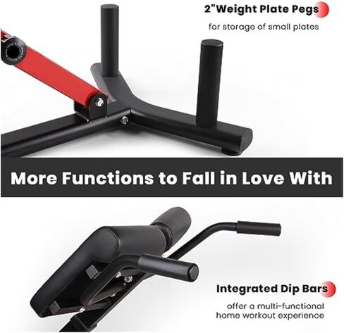 Roman Chair Hyperextension Bench Heavy-Duty Adjustable Roman Chair - Back Extension Bench with Multiple Adjustment Functions- Hyperextension in Kuwait