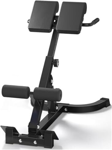 Roman Chair Hyperextension Bench Roman Chair Back Extension Bench Machine with Dual Adjustable Angle and Height for Targeted Lower and Glute Workouts in Kuwait