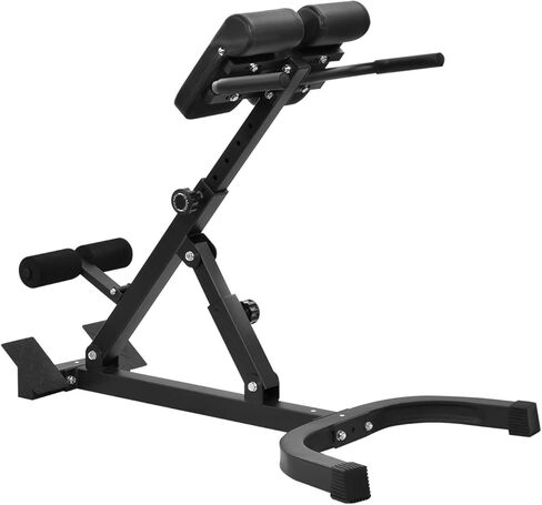 Roman Chair Hyperextension Bench Hyperextension Roman Chair, Foldable Back Extension Bench, Adjustable Home Gym Machine for Core Training in Kuwait