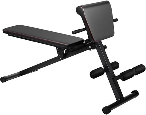 Roman Chair Hyperextension Bench MultiWorkout Bench Foldable Situp Abdominal Back Extension Strength Training Roman Chair Curl with Adjustable Height in Kuwait