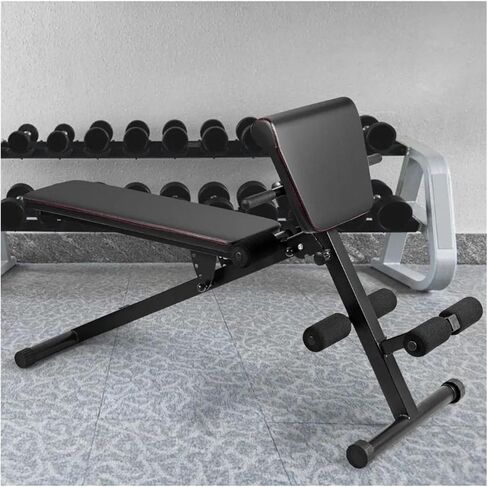 Roman Chair Hyperextension Bench MultiWorkout Bench Foldable Situp Abdominal Back Extension Strength Training Roman Chair Curl with Adjustable Height in Kuwait