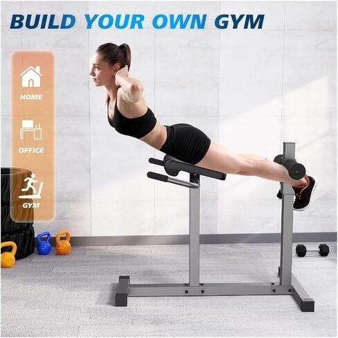 Roman Chair Hyperextension Bench Adjustable Hyper Extension Bench Multifunctional hyperextension bench Gym Back Machine Fitness Chair for Hip in Kuwait
