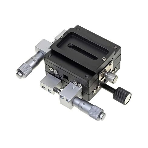 ميكرومتر ضبط دقيق ذو محورين/إمالة، محور XY، الدقة 0.01 مم، السكتة الدماغية 13 مم / 25 مم، in Kuwait