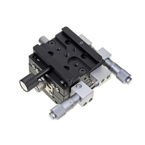 ميكرومتر ضبط دقيق ذو محورين/إمالة، محور XY، الدقة 0.01 مم، السكتة الدماغية 13 مم / 25 مم، in Kuwait