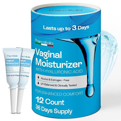 هلام مرطب مهبلي لصحة المهبل ، ومرطبات مرطب للتخفيف من جفاف المهبل والبلطمة طويلة الأمد - قبل وبعد انقطاع الطمث - 12 تطبيقات مملوءة قبل مملوءة in Kuwait