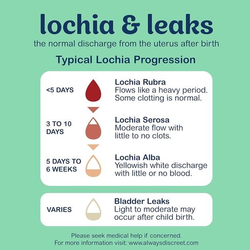 Always Discreet Postpartum and Adult Incontinence Pads for Women, Maximum Absorbency, Postpartum Pads, Up to 100% Bladder Leak Protection, 34 CT in Kuwait