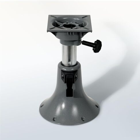 Aluminum Adjustable Height Locking Boat Seat Pedestal with Flared Base 13 to 17 Inches for Boat Seats in Kuwait
