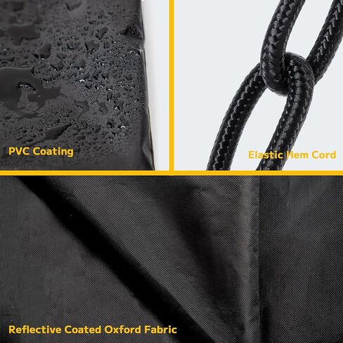 2 Pack Black Boat Seat Covers, 900D Heavy Duty Waterproof Boat Folding Chair Cover for Helm Chair, Fixed Helm Seat, Pedestal Marine Seats, Universal Size 24" L 24" W 24" H in Kuwait