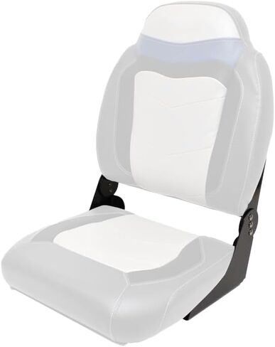 JAMMY Pinchless® Boat Seat Hinge Pair, J-1551-BL Large Black Aluminum Hinges for Pontoon, Bass Boat, and Marine Seating Applications. The Original No Pinch Design. in Kuwait