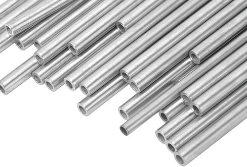 أنبوب دائري نحاسي، قطعة واحدة، القطر الخارجي 2 مم، الطول 500 مم، أنابيب مستديرة من الفولاذ المقاوم للصدأ (2 × 0.25 مم) in Kuwait