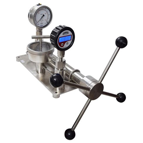 Bench Top Pressure and Vacuum Calibrator (Range: 0-400 kg/cm²) for Calibration Laboratories, Pharmaceuticals, Petrochemicals Model: AI-PCAL 1 in Kuwait