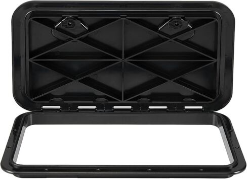 GOPLUS 24 "× 14" فتحة القارب ، فتحة سطح السفينة البحرية ث/ 180 درجة مفصلية والرقابة غير المنقولة ، غطاء الفتحة المستطيل في جميع الأحوال الجوية للقارب ، اليخوت ، RV in Kuwait