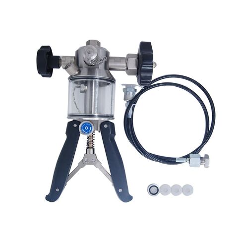 High Pressure Hydraulic Hand Pump Calibrator Range: 0 to 600 Kg/Cm² with Pressure Gauge (Range: 0-700 bar) for Calibration Labs, Field Calibration Model: AI-DPI-2300 in Kuwait