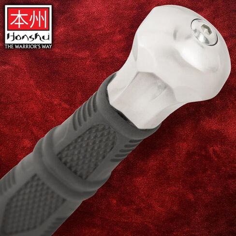 Honshu Crusader Quillon Dagger with Sheath - Razor-Sharp 1060 Carbon Steel Blade, Injection-Molded TPR Handle, Cast Steel Handguard and Pommel - Back-Up Defense for Modern Warriors - Length 18 5/8" in Kuwait