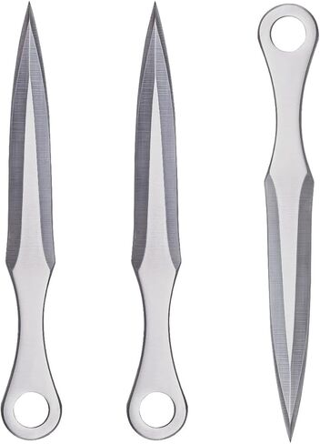 Knight Throwing Tools,Kunai, 8.66in, 5,29oz, Products with Full Tang Stainless Steel Design and Protective Nylon Sheaths, Outdoor Recreation and Competition(Knight) in Saudi Arabia