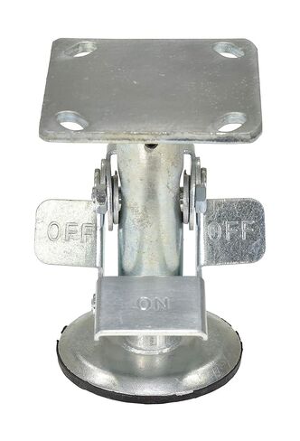 Vestil FL-LK-5EG Steel Top Mount Floor Lock 6 to 7 in. Height Silver in Saudi Arabia