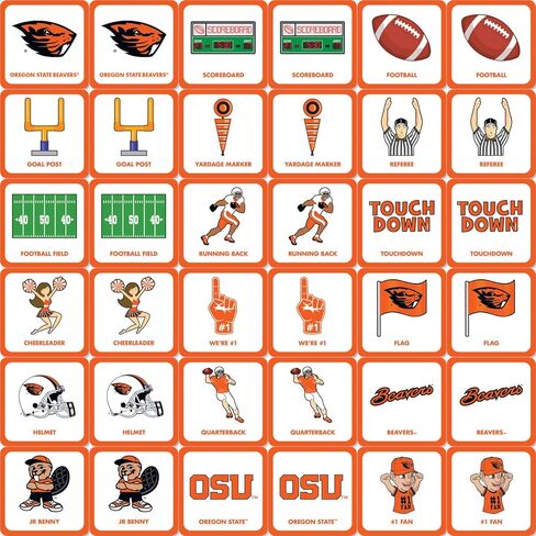 MasterPieces Oregon State Matching Game - Sports Memory Family Game in Saudi Arabia